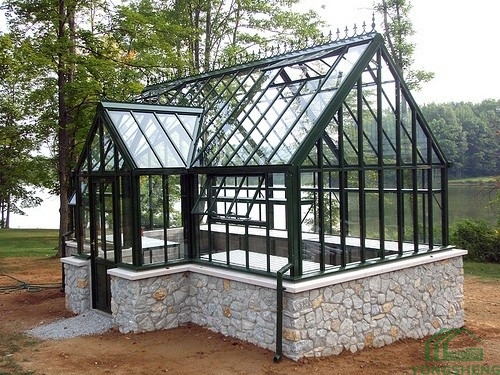 Victorian glass garden greenhouse for sale